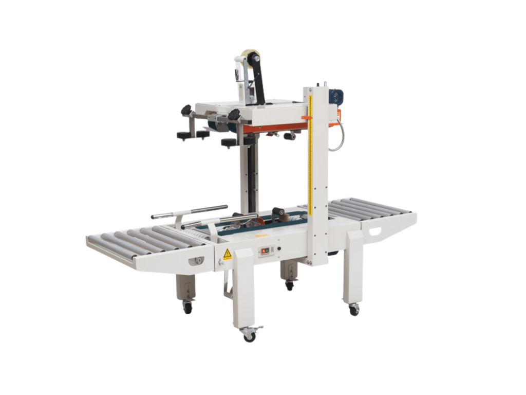 Fechadora de Caixa com Esteira Superior e Inferior